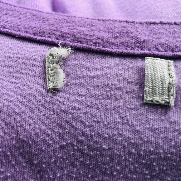 Nightgown Pullover Purple Floral Scoop Neck Long Sleeves CELESTIAL DREAMS - Picture 11 of 11